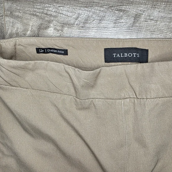 Talbots Chatham Ankle Pants in Beige - Picture 3 of 8